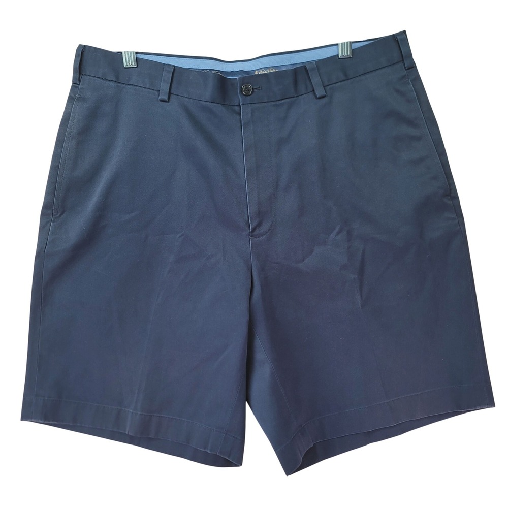 Brooks Brothers Chino Shorts‎ Mens 36 Navy Excellent Lightweight Advantage Chino
